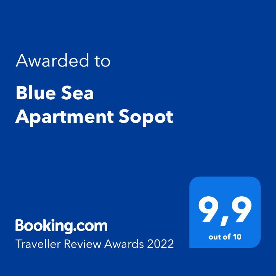 Blue Sea Apartment Sopot Dış mekan fotoğraf